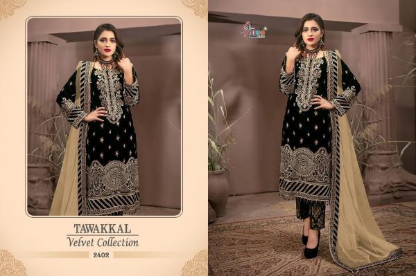 Shree Tawakkal Velvet Designer Collection Pakistani Salwar Kameez